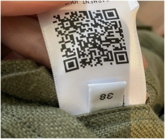 Traçabilité des produits textiles : Étiquette d'entretien numérique